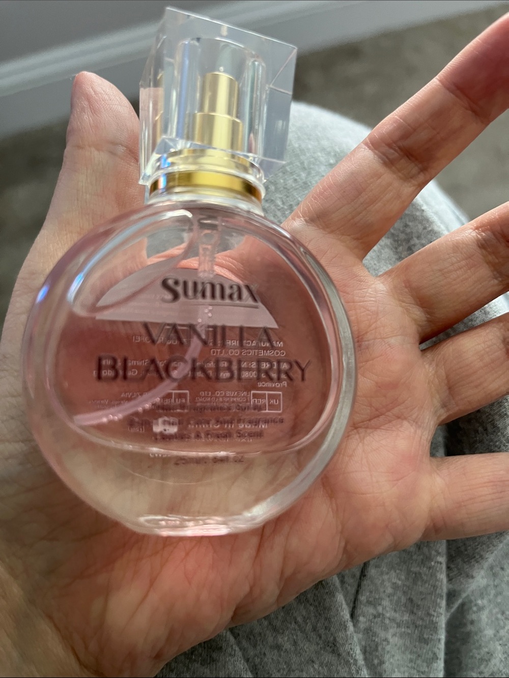 Sumax Vanilla Blackberry Fragrance Spray - Light Pink Bottle never used - Picture 4 of 5
